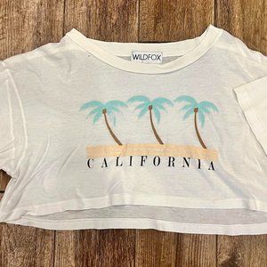 Wild Fox California Crop Short Sleeved